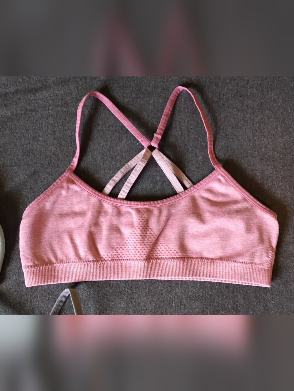 Hanes Girls Training Bra Bundle 3 Pack Pink Gray Mint Sz S 6/6X - Picture 4 of 11